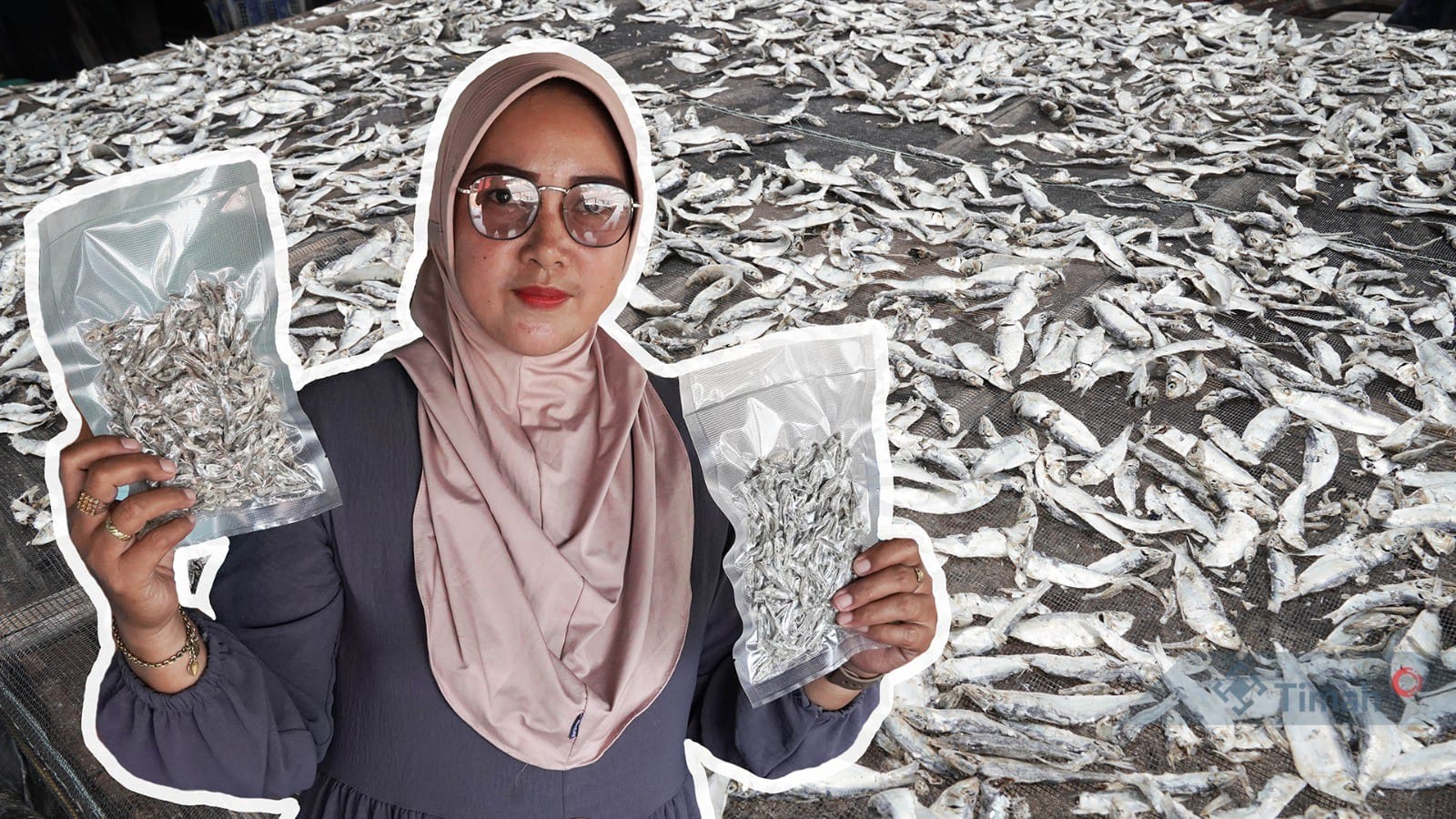 Kemajuan Usaha Perebusan Ikan Asin Dewi Bersama PT Timah Tbk, Mampu Hasilkan Ratusan Kilo Ikan Asin per Hari