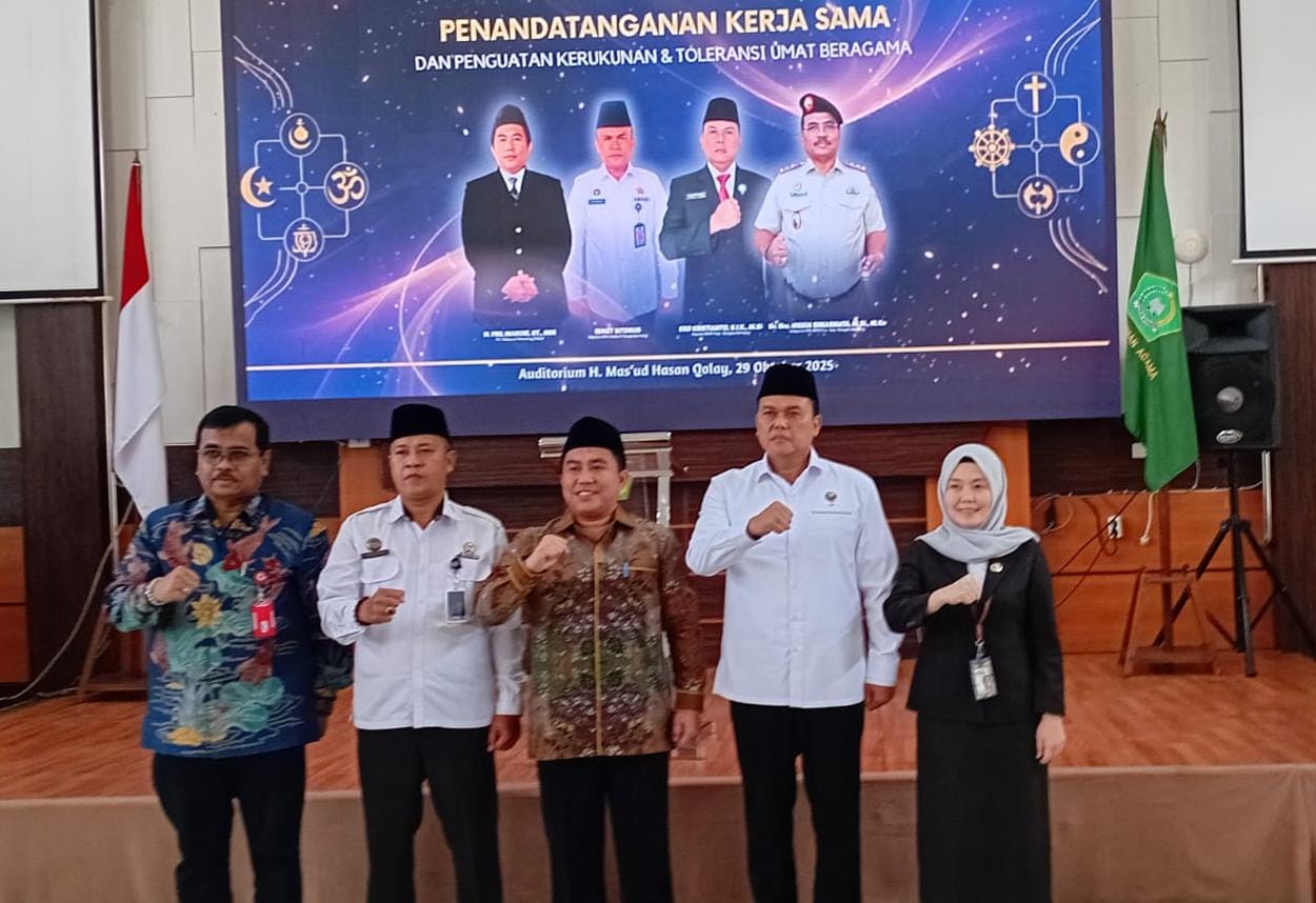 Kanwil Kemenag Babel Teken PKS Dengan 4 Lembaga Vertikal