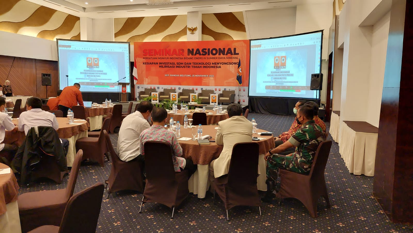 Kasrem 045/Gaya Hadiri Seminar Nasional Persatuan Insinyur Indonesia 