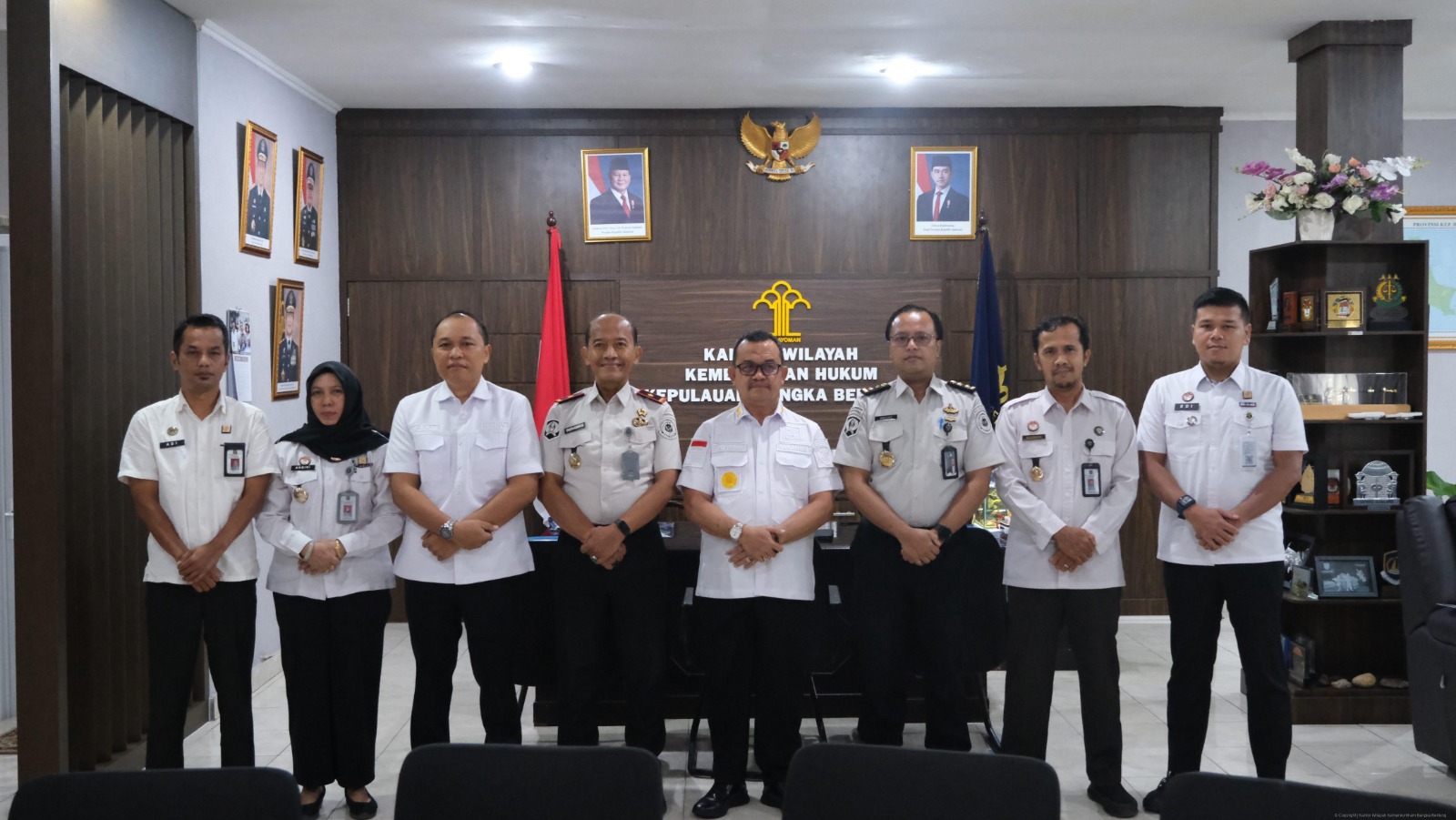 Perkuat Sinergi, Kanwil Kemenkum Babel dan Kanwil Ditjenpas Babel Gelar Audiensi Strategis