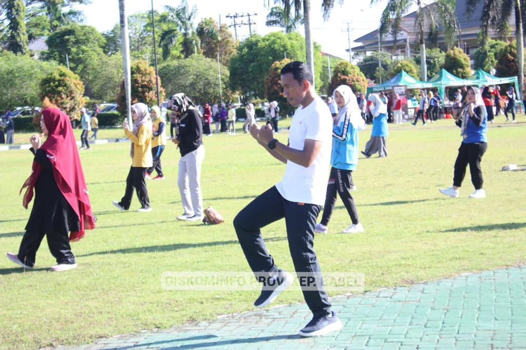 Jalan Sehat dan Senam Pagi Awali Kegiatan Pj Gubernur Suganda Jumat Ini