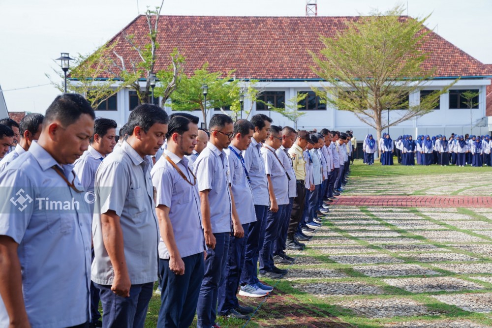 Peringati Hari Kesaktian Pancasila, Karyawan PT Timah Gelar Upacara di Masing-masing Wilayah Operasional 