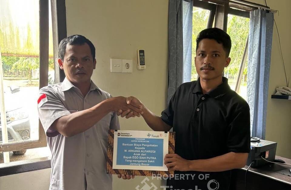 Berbagi Harapan, PT Timah Tbk Dukung Perawatan Arkana yang Berjuang untuk Hidup Sehat