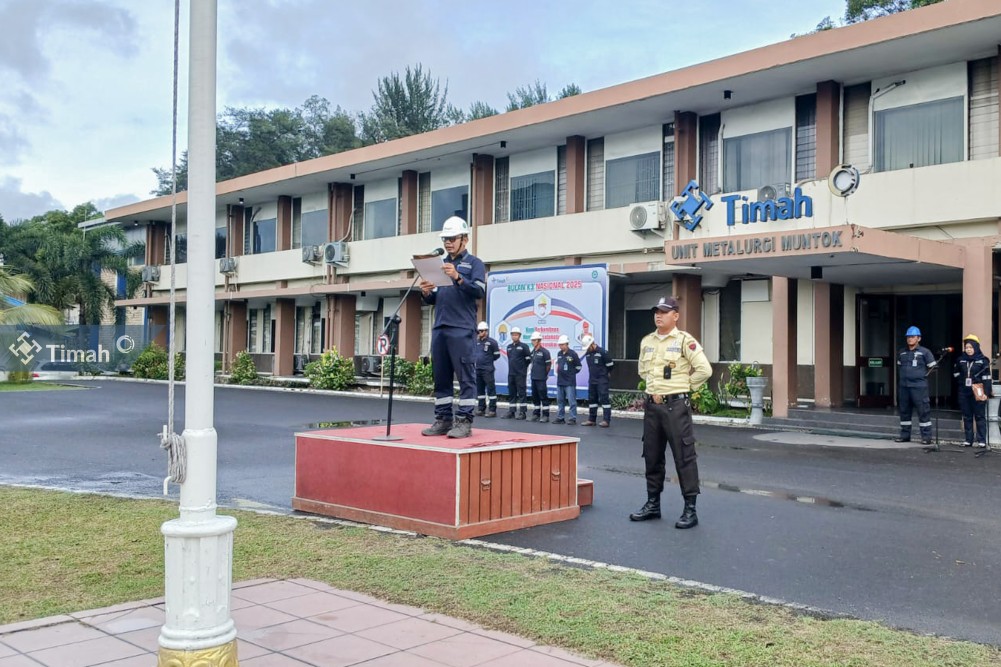 Gelar Apel K3, PT Timah Ajak Karyawan Prioritaskan Keselamatan