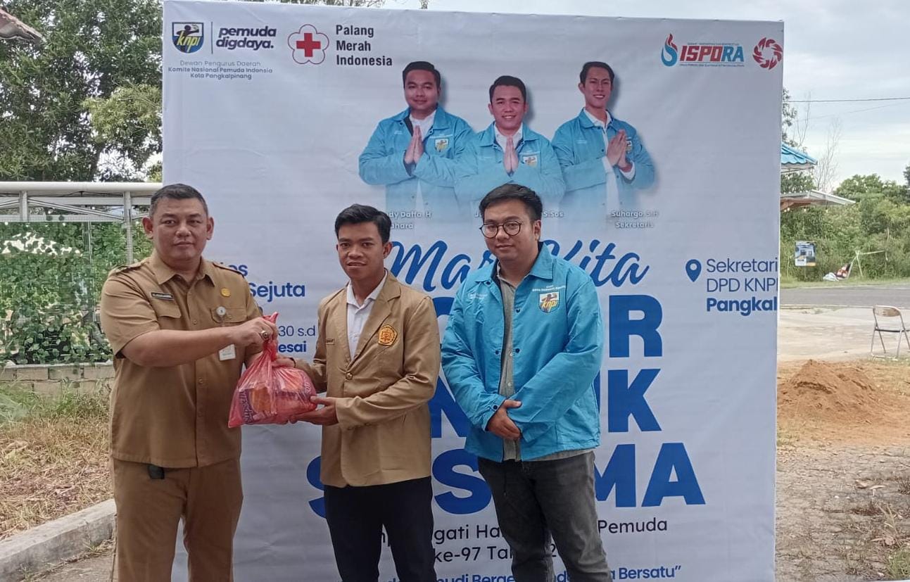 Dispora Pangkalpinang Apresiasi KNPI Gelar Donor Darah Hari Sumpah Pemuda