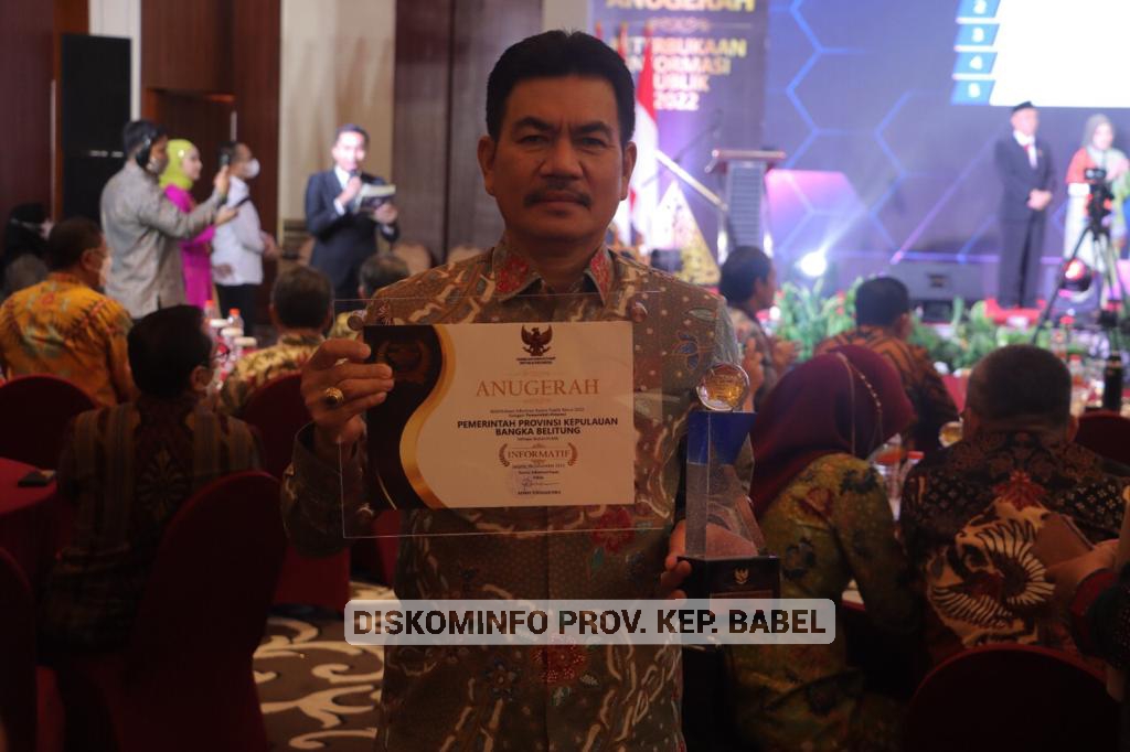 Anugerah KIP Tahun 2022, Pemprov Babel Berhasil Raih Peringkat 4 