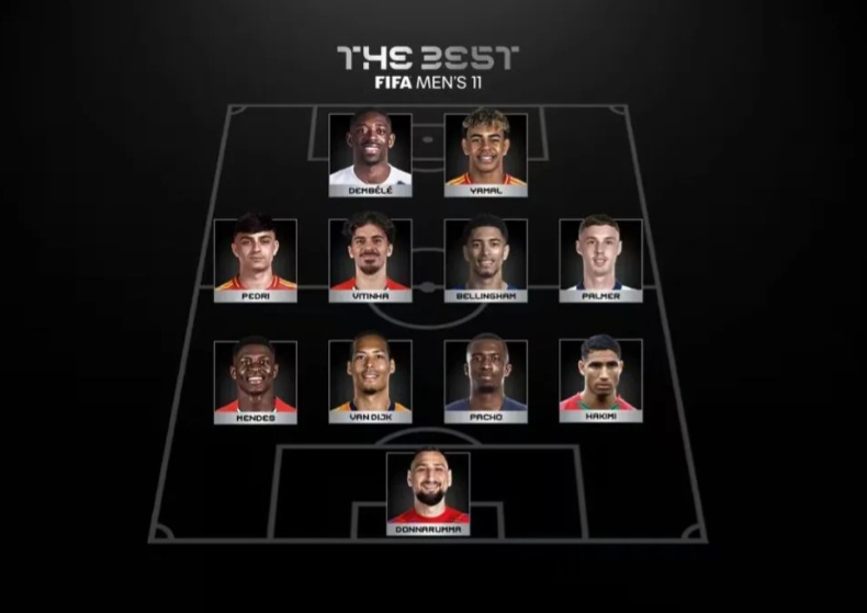 PSG Rebut 5 Posisi Pemain Terbaik FIFA 2025