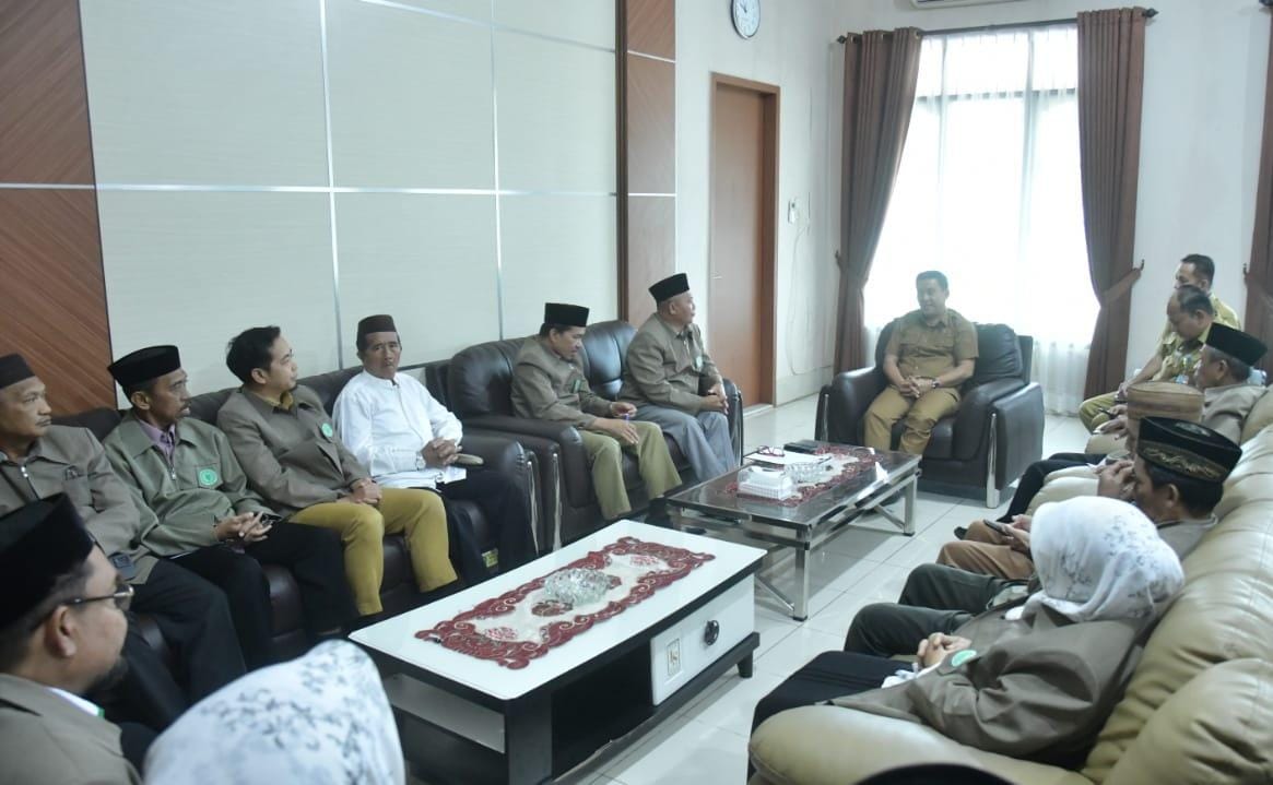 Audensi dengan Bupati Fery, MUI Bangka Perkenalkan Pengurus & Program Kerja