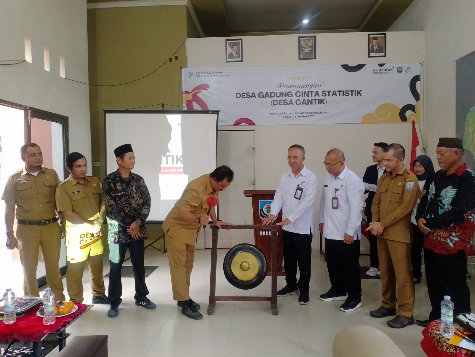 Peresmian Desa Gadung Menjadi Desa Cantik, BPS Basel Sebutkan Ini 