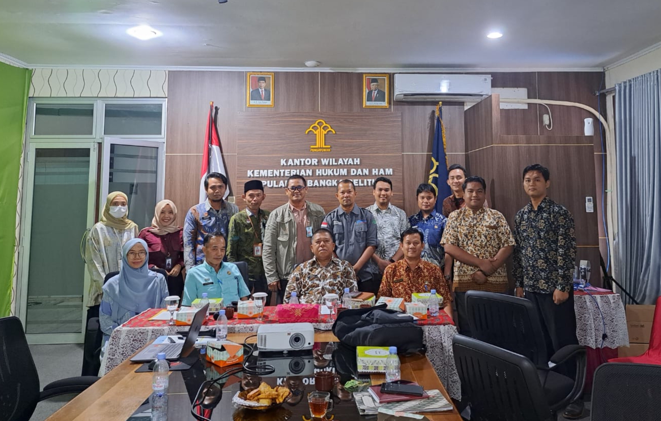 Kemenkumham Babel Harmonisasi Raperda Kepemudaan Pemkab Bangka Tengah