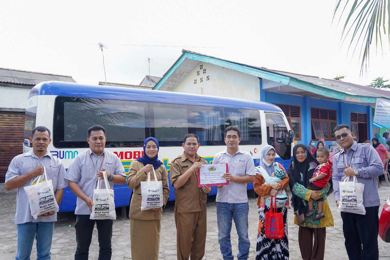 Jemput Bola Melayani Kesehatan Warga, Mobil Sehat PT Timah Datangi 40 Titik