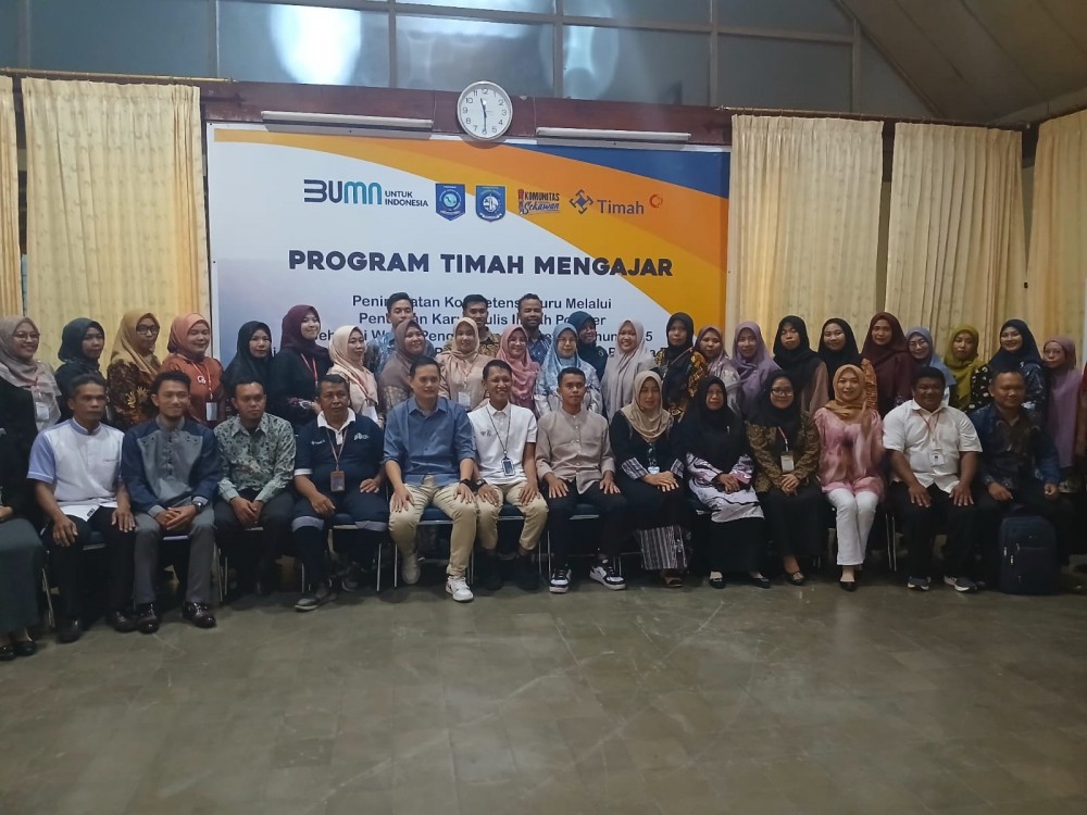 Puluhan Guru di Bangka Barat Antusias Ikuti Program Timah Mengajar