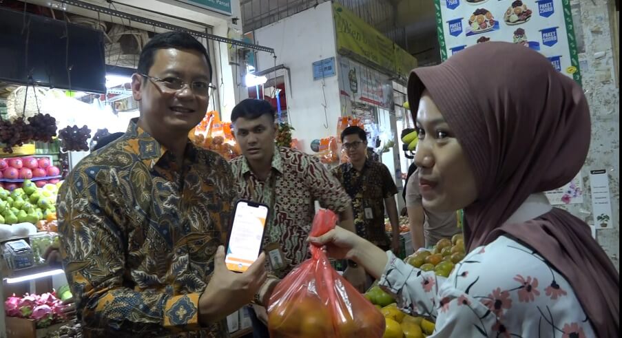 BSI Dorong Digitalisasi Pembayaran di Pasar Gede