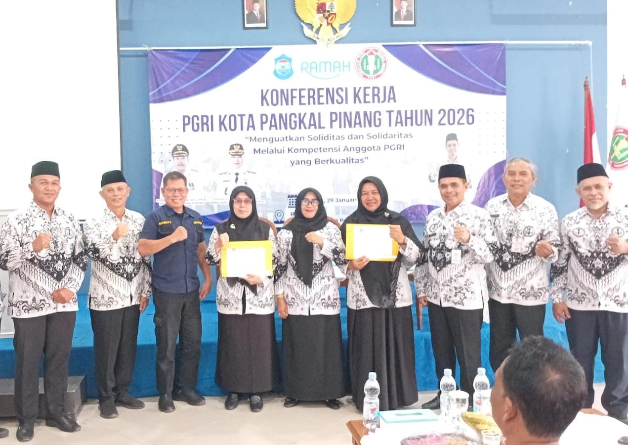 PGRI Pangkalpinang Dituntut Solid Demi Realisasi Proker Terarah dan Berkualitas