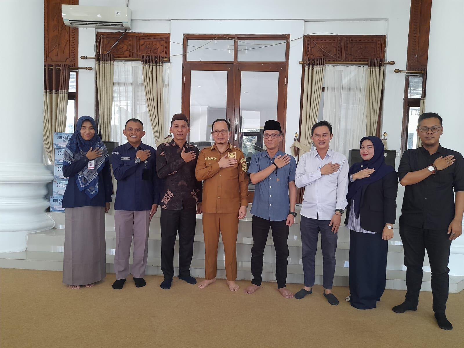 3 Parpol Tak Ajukan Perbaikan, KPU Bangka Tengah Audensi Bersama Bupati dan Polres