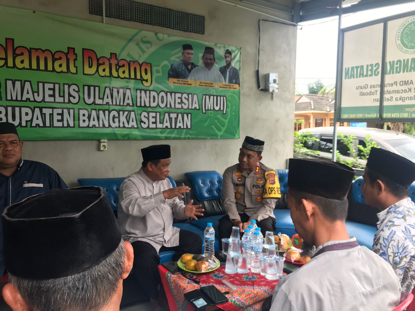 Kapolres Ajak MUI Basel Kampanyekan Pemilu Damai