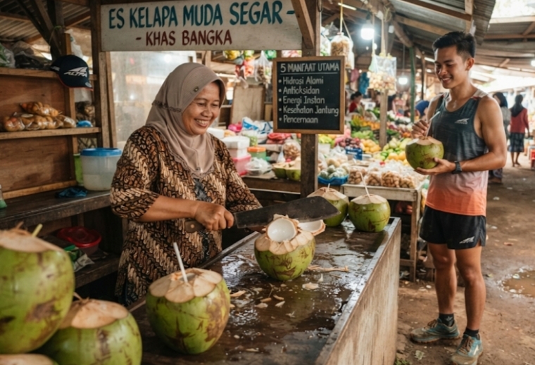 Tak Hanya Menyegarkan, Ini 5 Manfaat Kelapa Muda bagi Tubuh