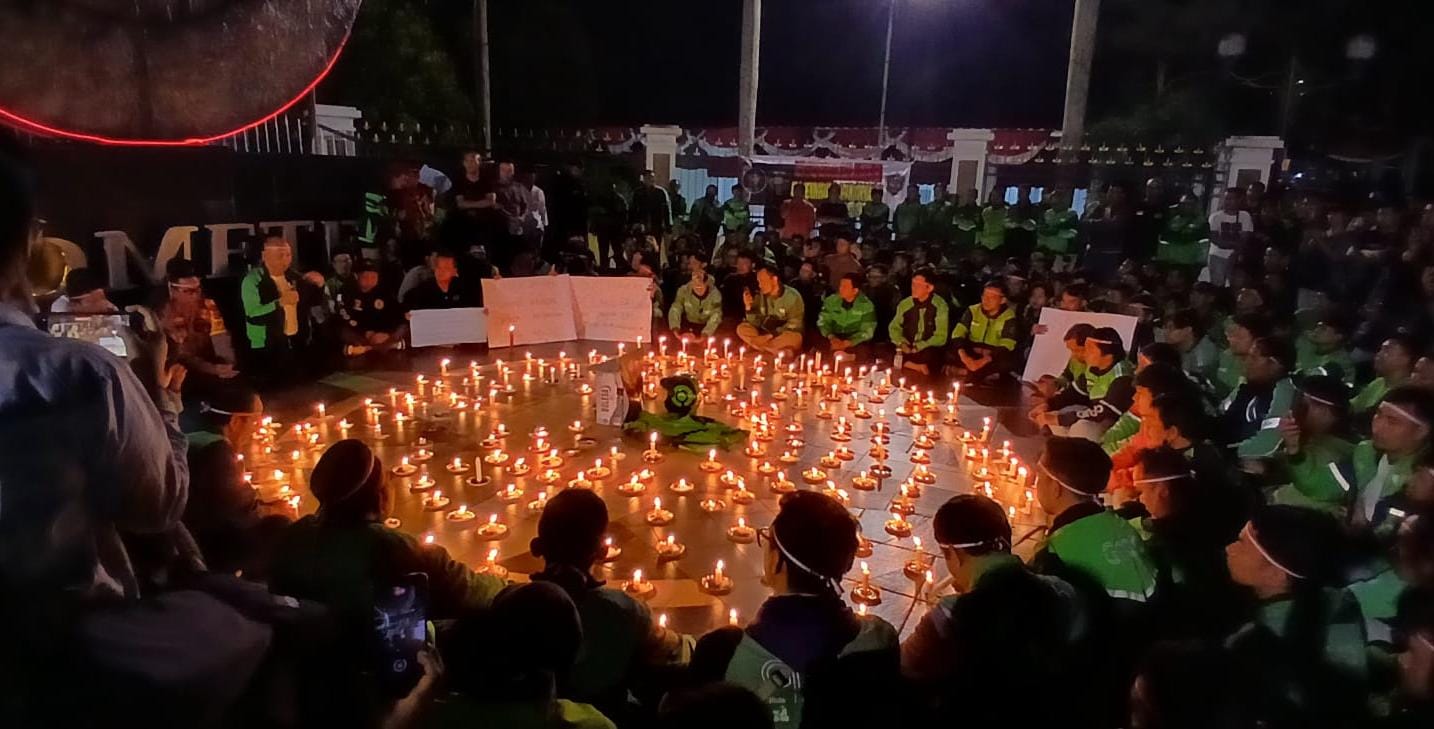 Puisi dari Sesama Ojol di Pangkalpinang Buat Almarhum Affan Kurniawan