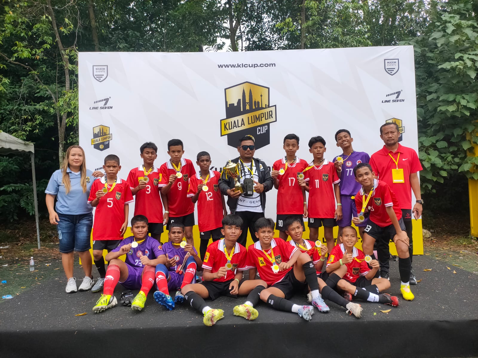 Anak Muda Tempilang Ini Antar Tim Garuda Muda U-14 Juara Dua Kuala Lumpur Cup 2023