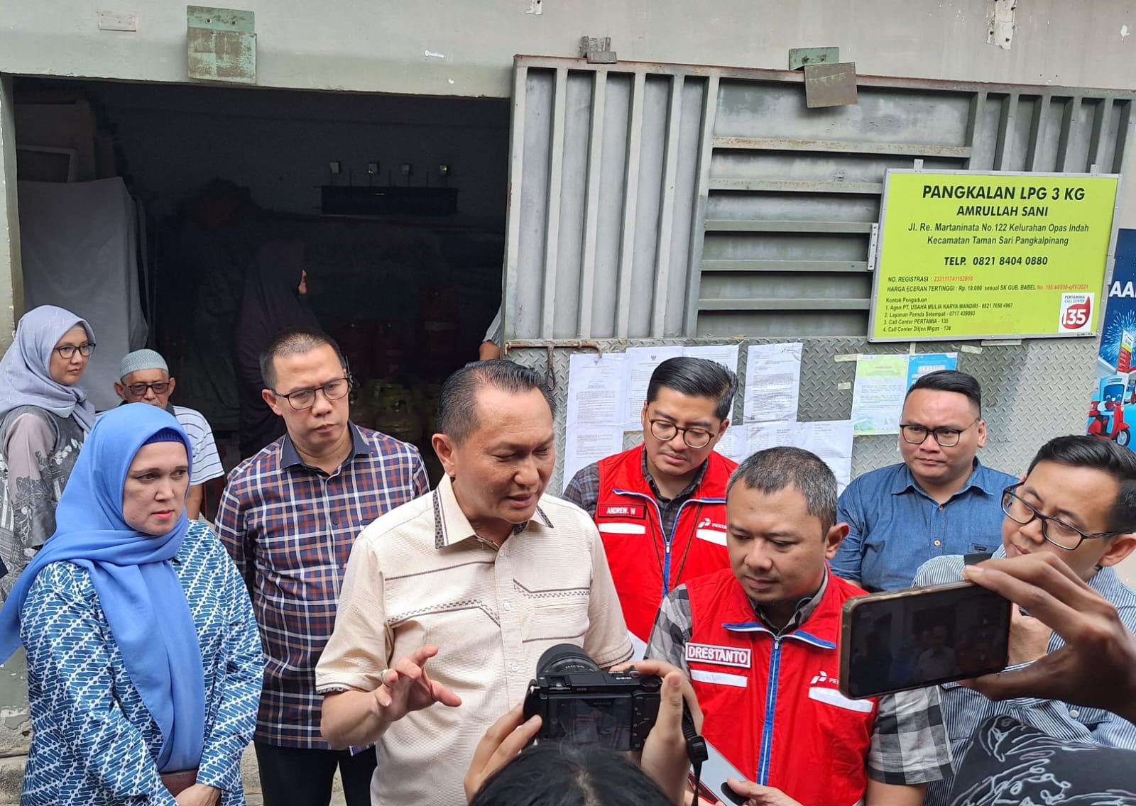 Pertamina Bersama DPR RI Tinjau LPG 3 Kilogram, Pastikan Stok Wilayah Bangka Aman