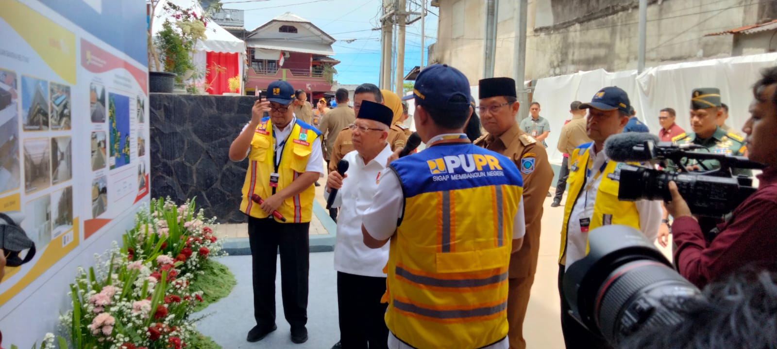 Resmikan Pasar Rakyat Modern Toboali, Wapres ; Pasar Termegah dan Modern di Babel 