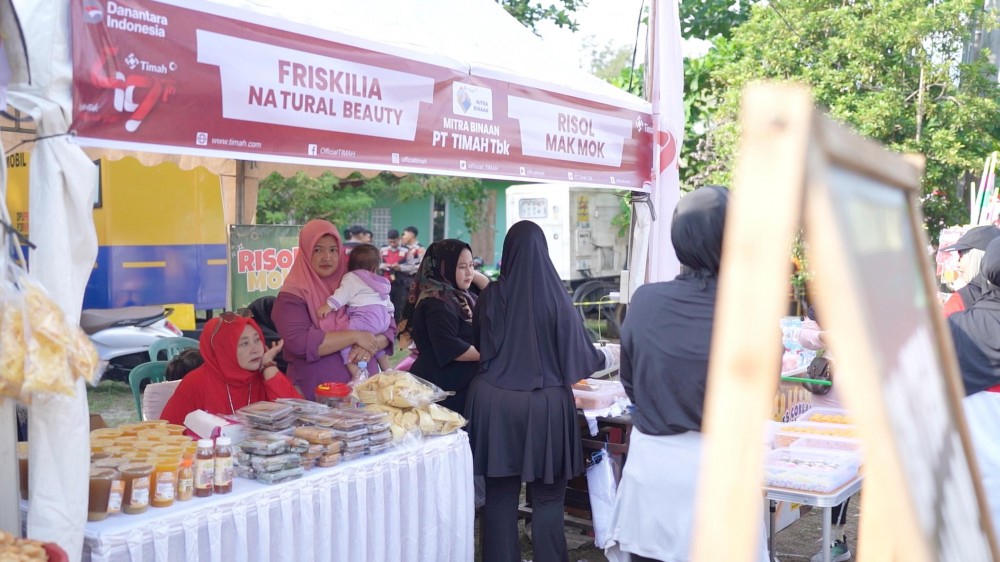 Gerakkan Ekonomi Masyarakat, PT Timah Gandeng Ratusan UMKM di Pekan Sehat 