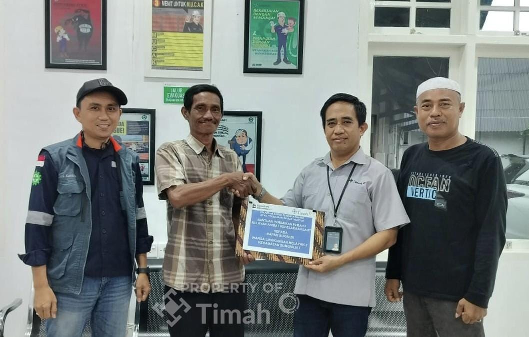 Perahu Tenggelam Diterjang Angin, Sukardi Dapat Uluran Tangan PT Timah Tbk   