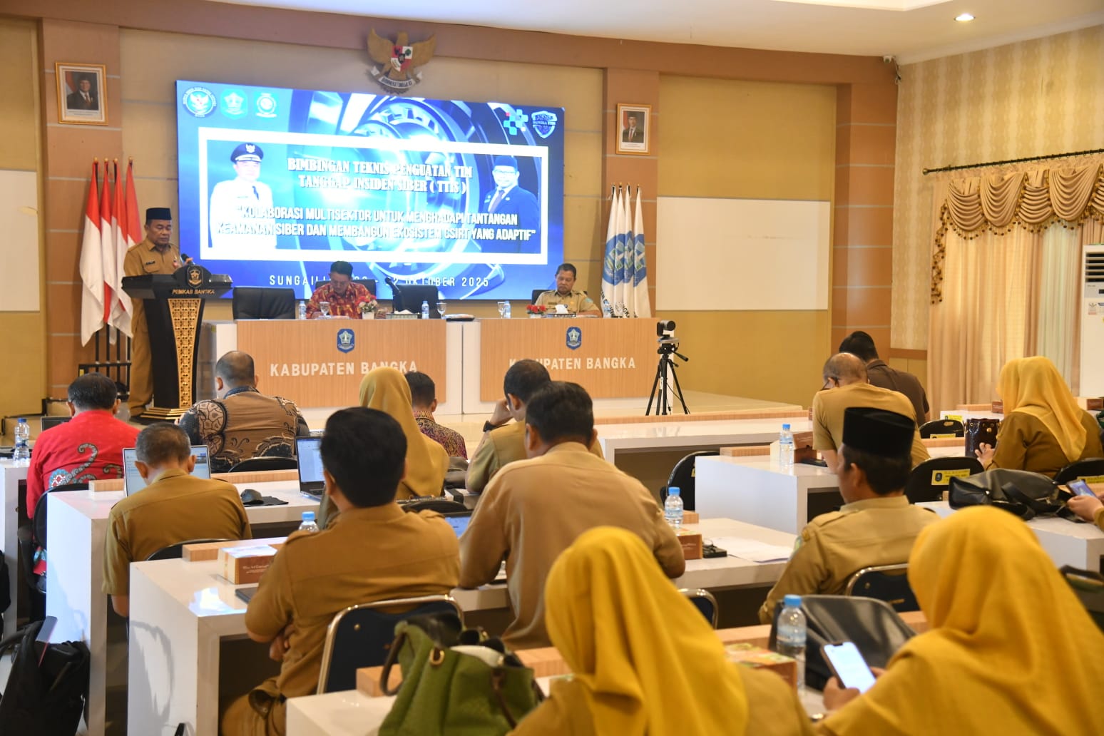 Diskominfo Bangka Gandeng BSSN Perkuat Tim Siber Daerah