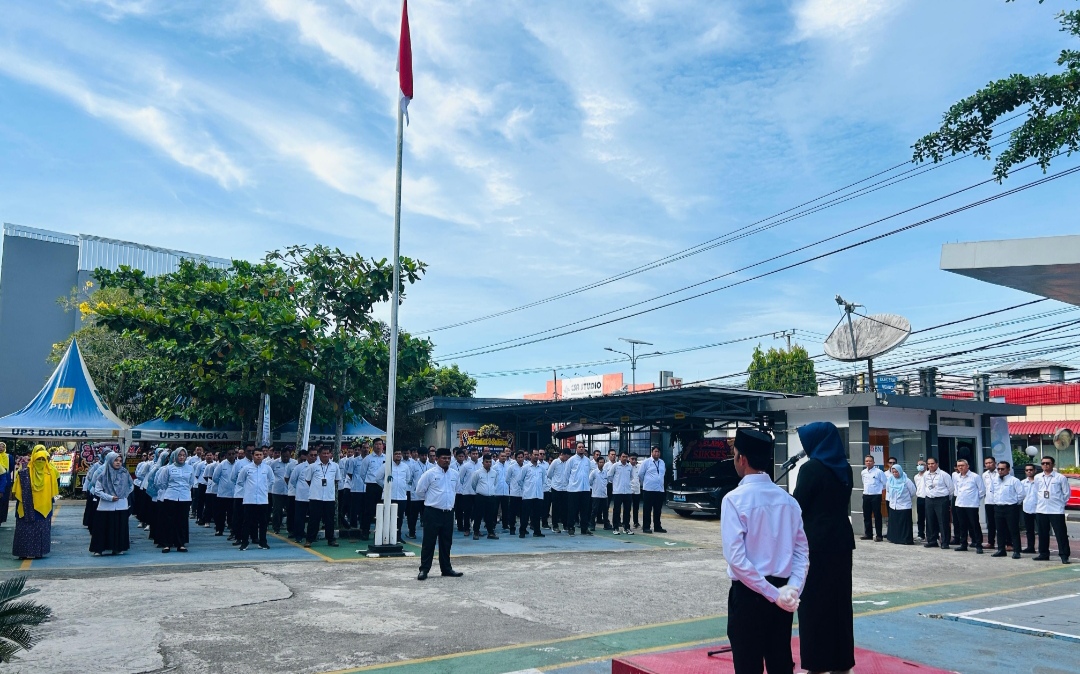 Khidmat dan Penuh Makna, Upacara HLN ke-80 PLN Babel Teguhkan Komitmen Terangi Bangsa