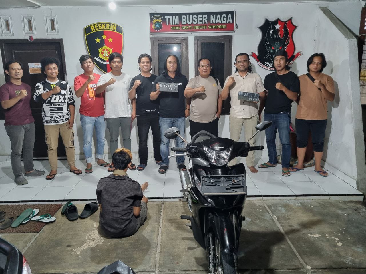 Maling Motor Di Masjid Mentok Ketangkap Di Pangkalpinang