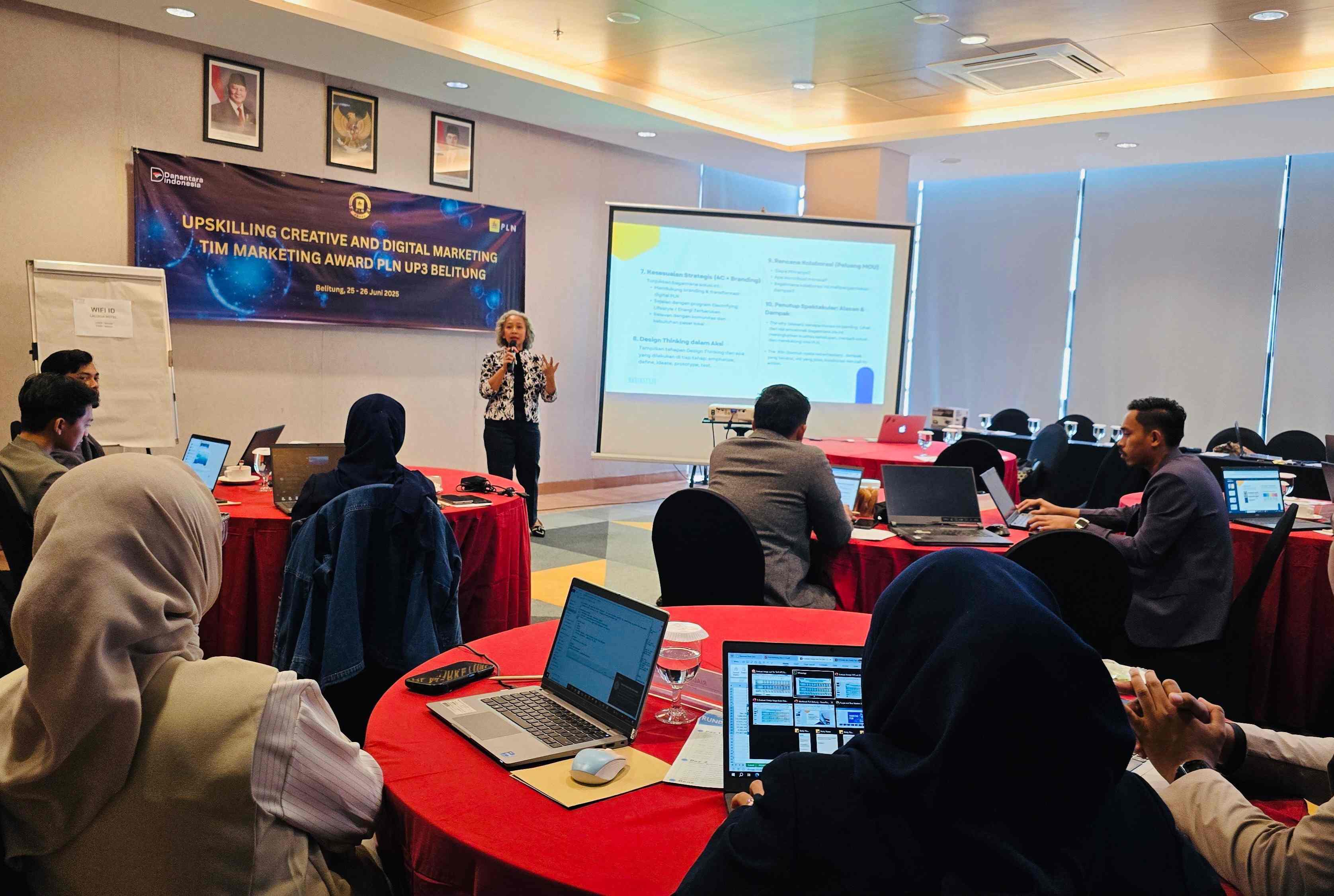 PLN UP3 Belitung Tingkatkan Kapabilitas Digital Marketing, Dukung Visi Global Top 500 dan Mutu Layanan