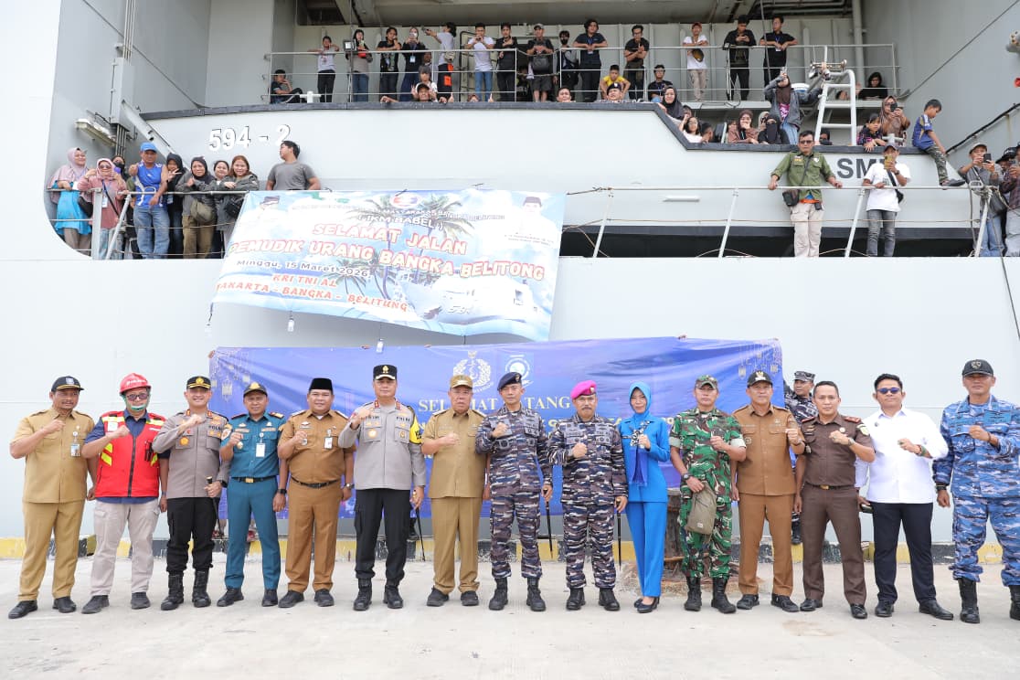 Gubernur Hidayat Arsani Jemput Langsung Pemudik di Belinyu: Mudik Gratis Harus Terus Ada untuk Warga Babel