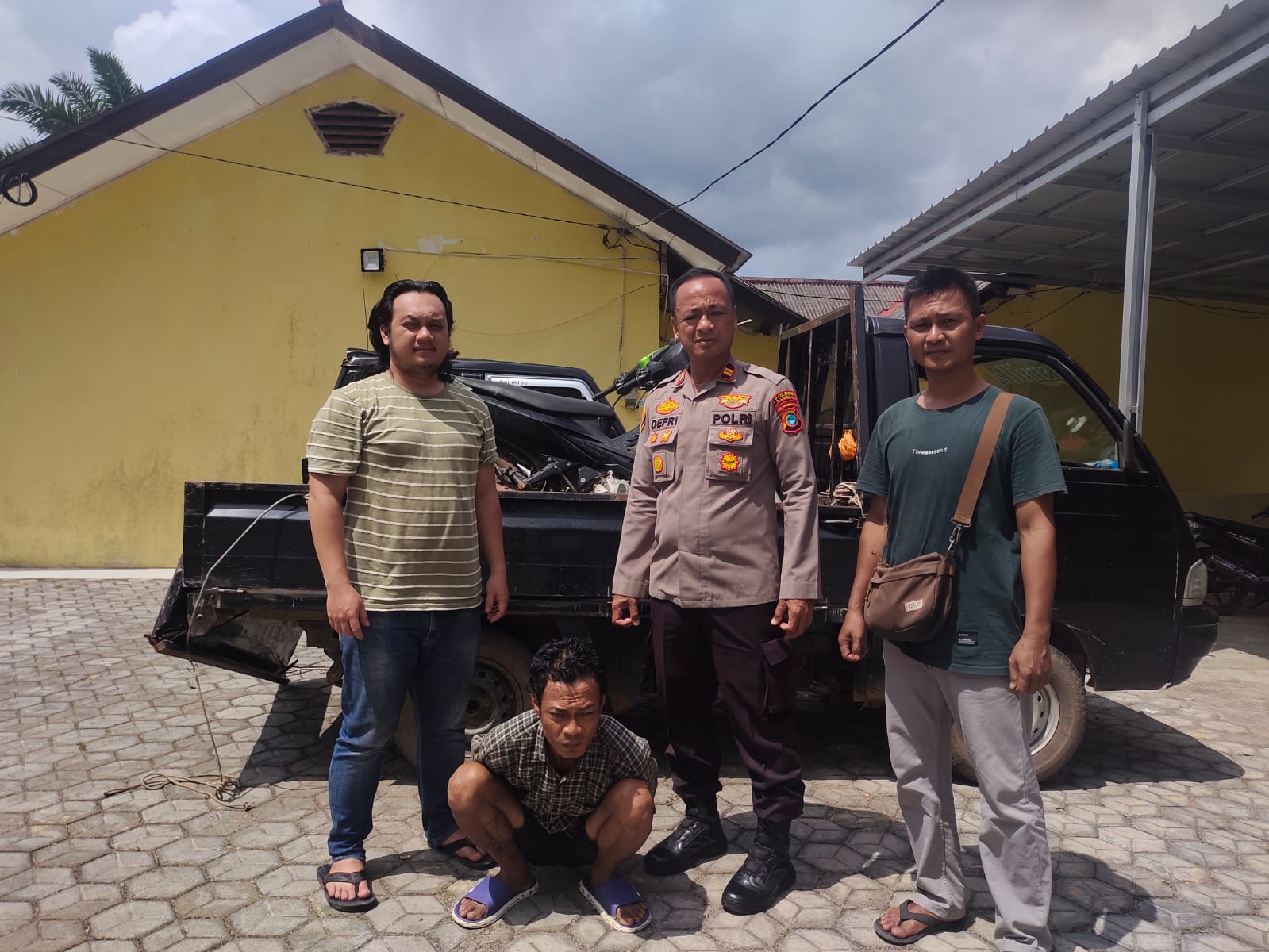 Polsek Mendo Barat Ringkus Pelaku Pencurian Motor di Penagan 