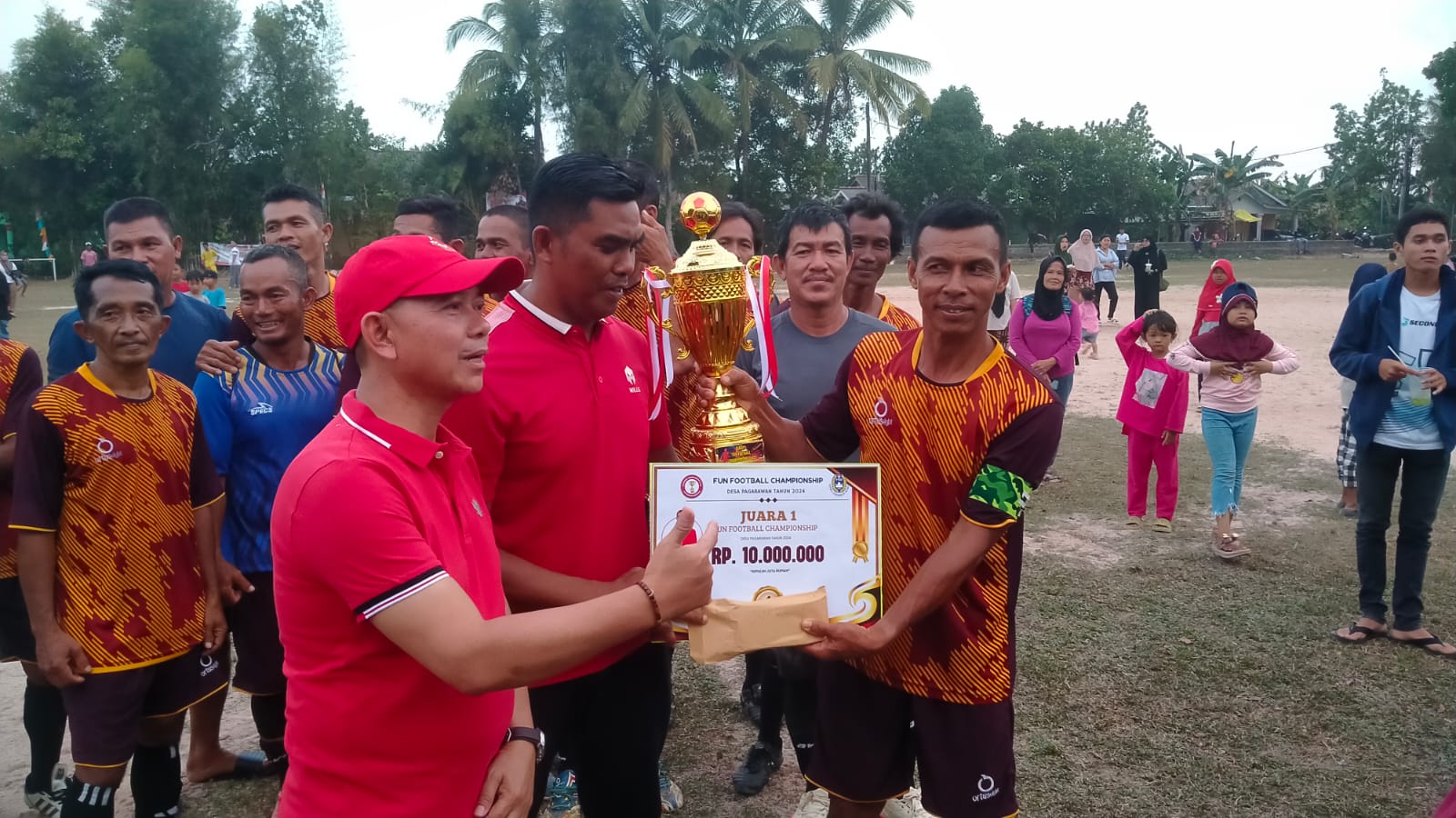 Tutup Fun Football Championsip 2024, Mulkan Puji Sportivitas Pemain dan Penonton