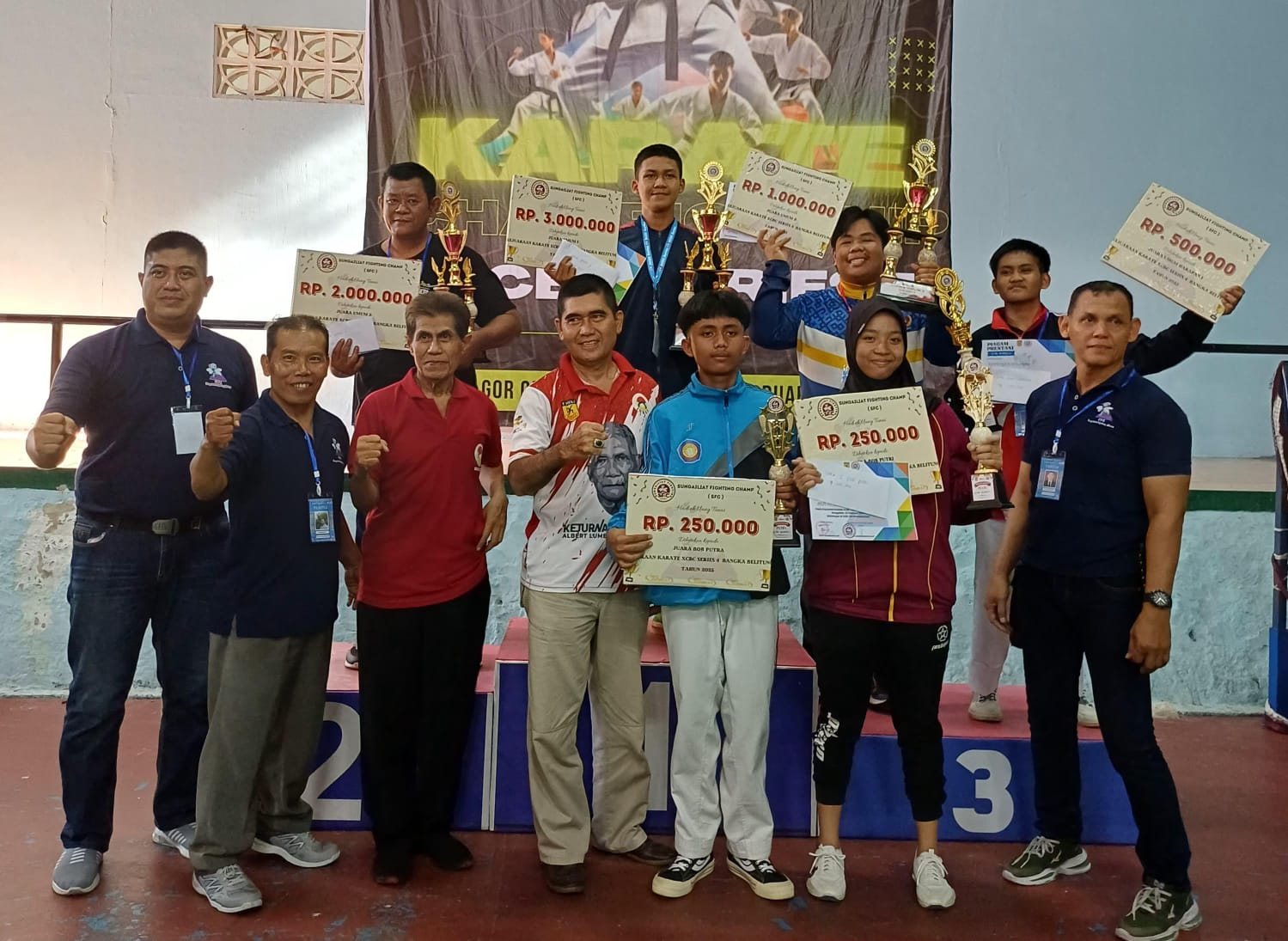 Tim Dojo ST XII Sungailiat Juara Umum Kejuaraan XCBC Series 4 Babel 2025