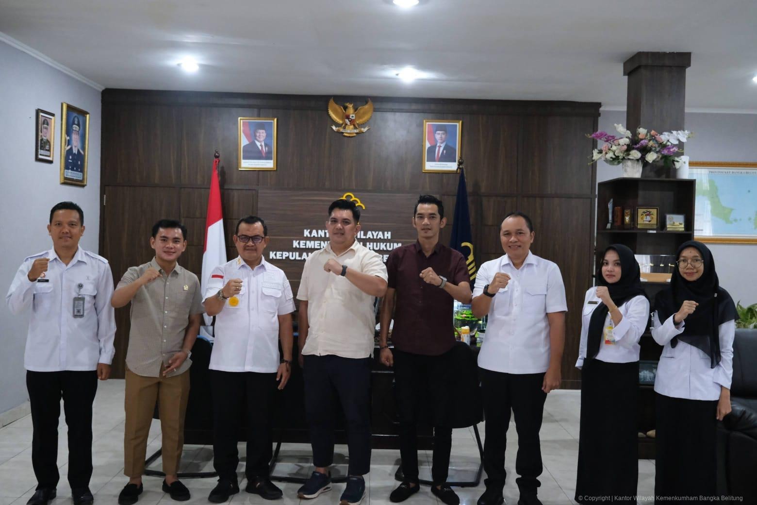 Kakanwil Kemenkum Babel Terima Audiensi dan Konsultasi BAPEMPERDA DPRD Kab. Bangka