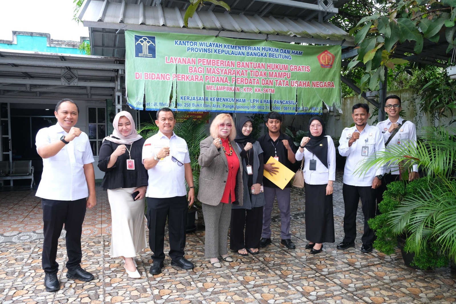 Kanwil Kemenkum Babel Laksanakan Monitoring serta Evaluasi Bantuan Hukum di Pangkalpinang dan Bangka Tengah