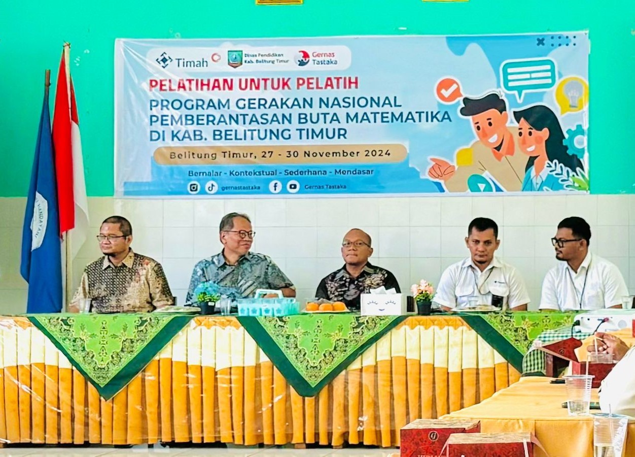 Tingkatkan Kompetensi Guru di Belitung Timur, PT Timah Tbk Gelar Pelatihan Program Gernas Tastaka 