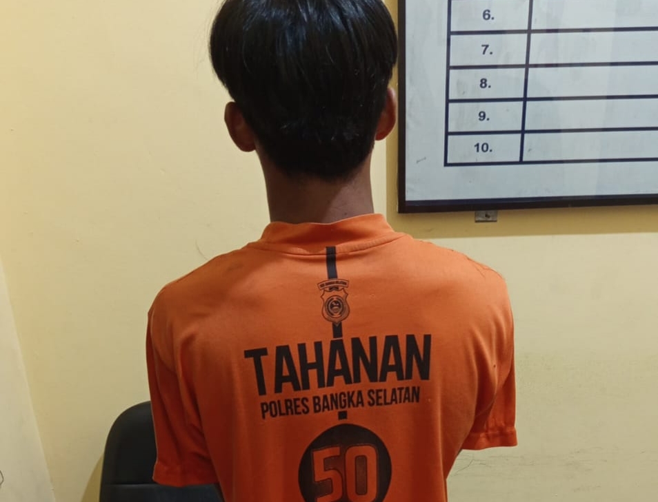 Pemuda di Desa Rias Diciduk Polres Basel, Ada 45 Paket 7,55 Gram Sabu di Rumahnya