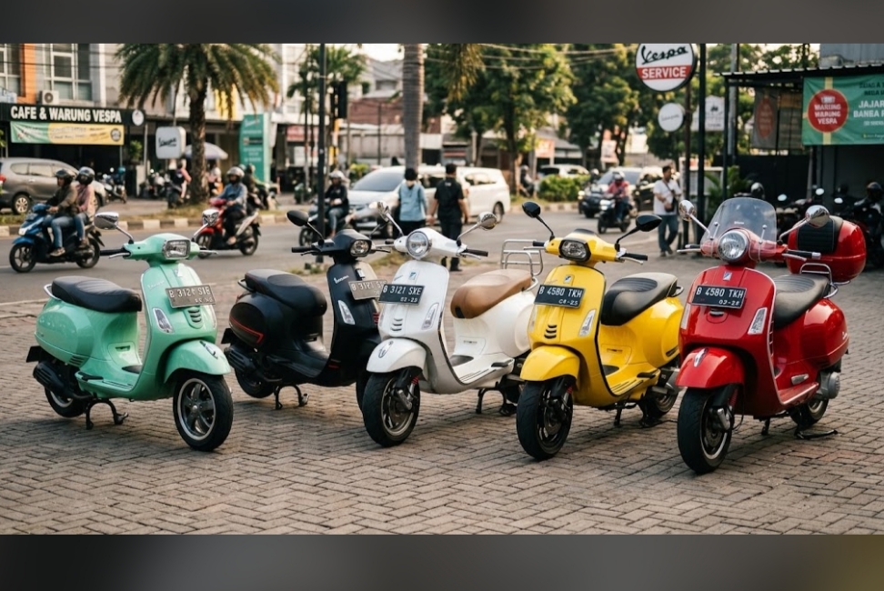 LX 125 Hingga GTS 150 Bekas, Ini 5 Pilihan Vespa Matic di Bawah Rp 50 Juta