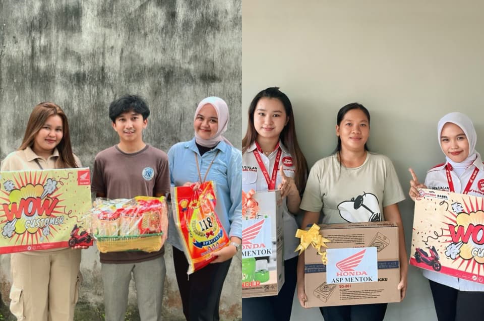 Bikin Konsumen Tersenyum! Honda Bangka Belitung Suguhkan “Wow Customer Experience”!