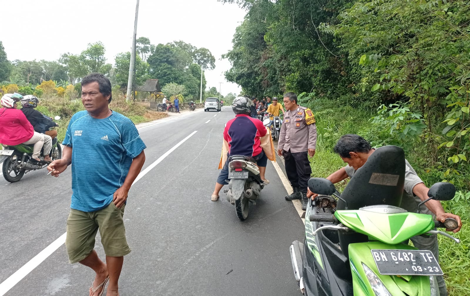 Gagal Menyalip, Tersenggol Ertiga, Terlindas Avanza, Pelajar SMP Tewas di Jalan