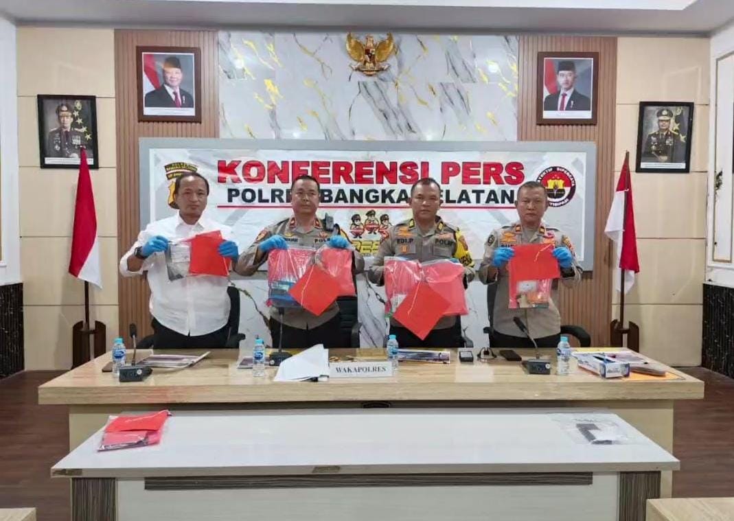 Ops Antik Menumbing 2026, 8 Orang Ditangkap Polres Basel