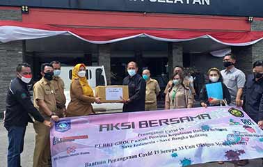 PT RBT Group Beri Bantuan ke Pemkab Basel, Berupa 33 Unit Tabung ...