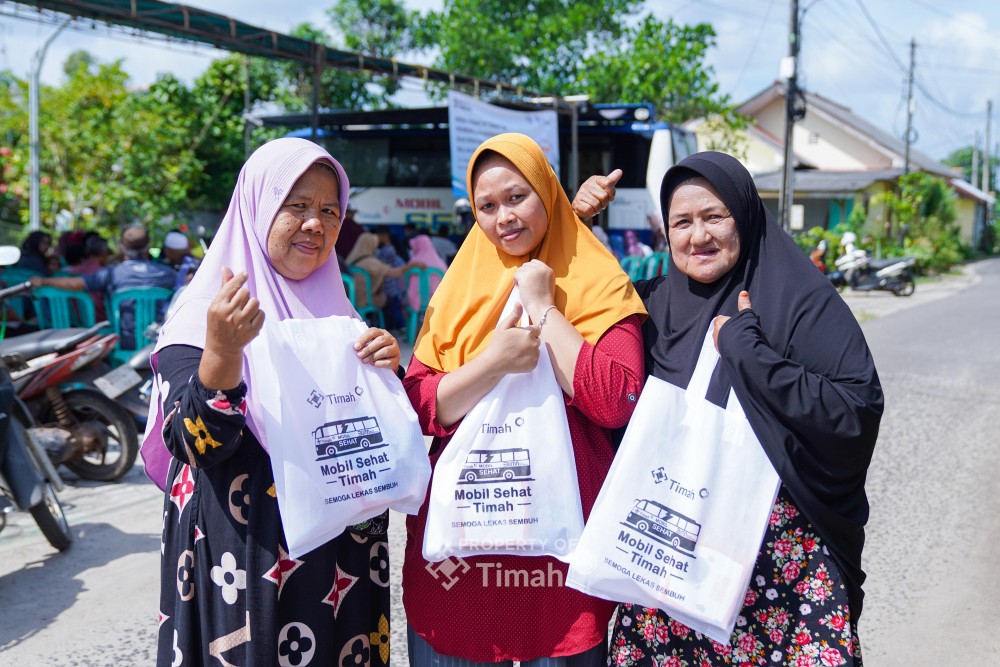 Rangkain HUT ke-49 PT Timah Hadirkan Layanan Kesehatan Gratis, Ratusan Warga Bangka Tengah Antusias Berobat