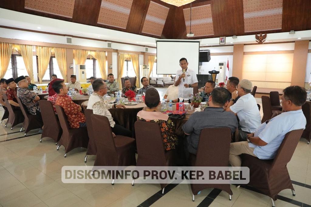 Silaturahmi dengan DPRD Prov. Kep. Babel, Ini Yang Dibahas Pj. Gubernur Suganda 