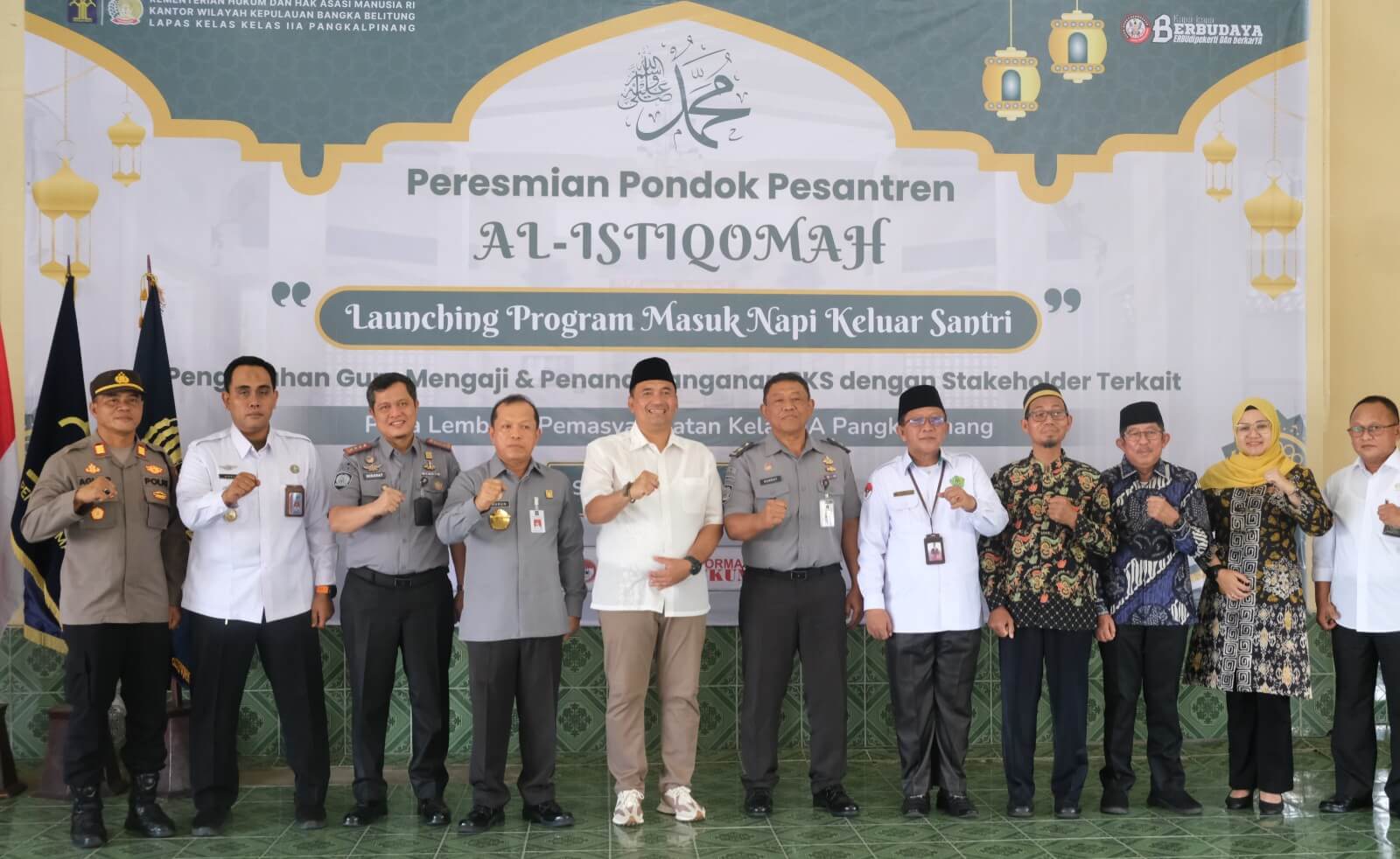 Kakanwil Kemenkumham Babel Apresiasi Pesantren Al-Istiqomah di Lapas Pangkalpinang