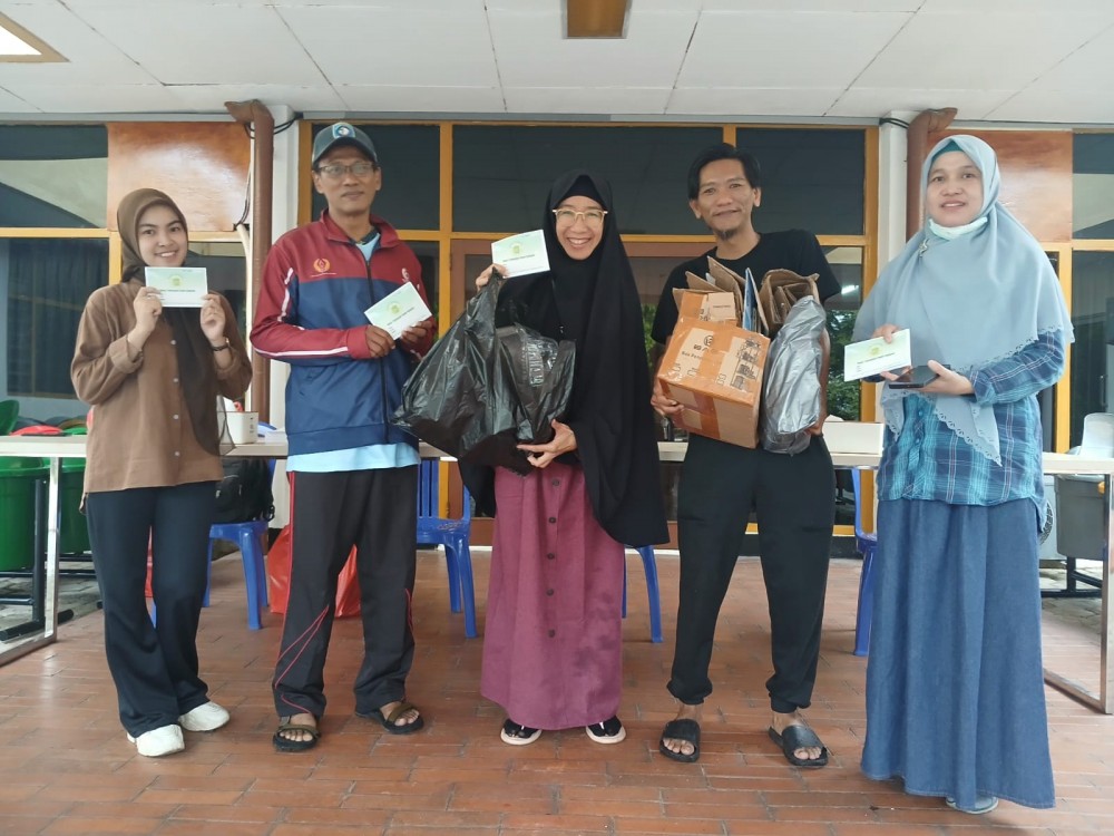 PT Timah Bina Bank Sampah Tanjung Elok Bersahabat untuk Wujudkan Lingkungan Bersih