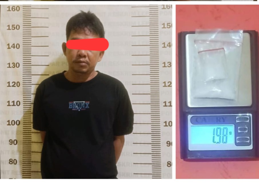 Tim Elang Laut Polsek Lepong Amankan Dua Warga Tanjung Sangkar, Diduga Pengedar Sabu 