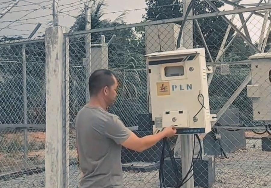 Pemkab Basel Kurangi Area Blank Spot, Desa  Nadung Kini Punya Tower Telekomunikasi 